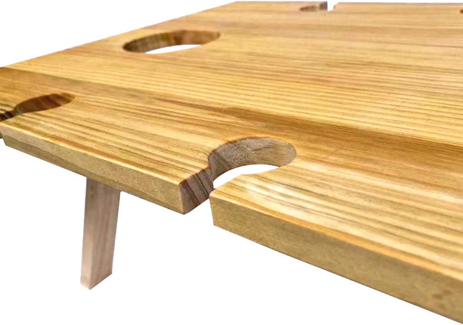 WoodenWine RackTable - Stijlvolle Draagbare Wijnopslag