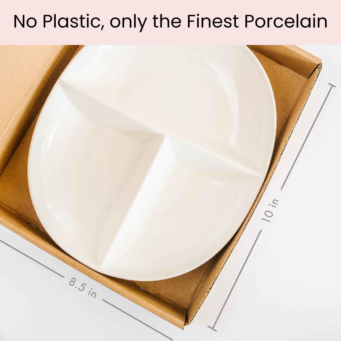 PortionMaster - Dieetvriendelijk Porseleinen Controlebord