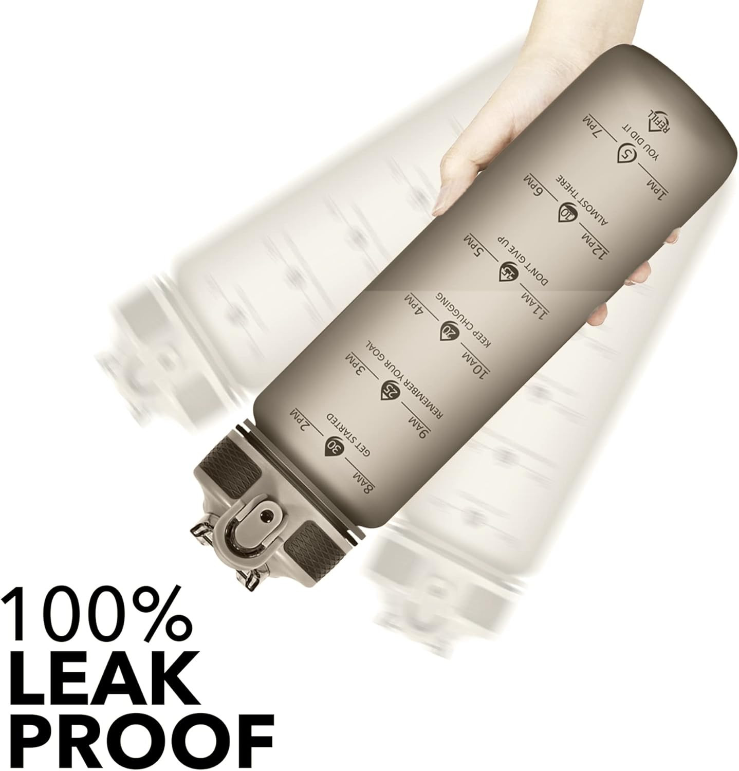 HydraBoost – Trendy Motivational Drinkfles 900ml