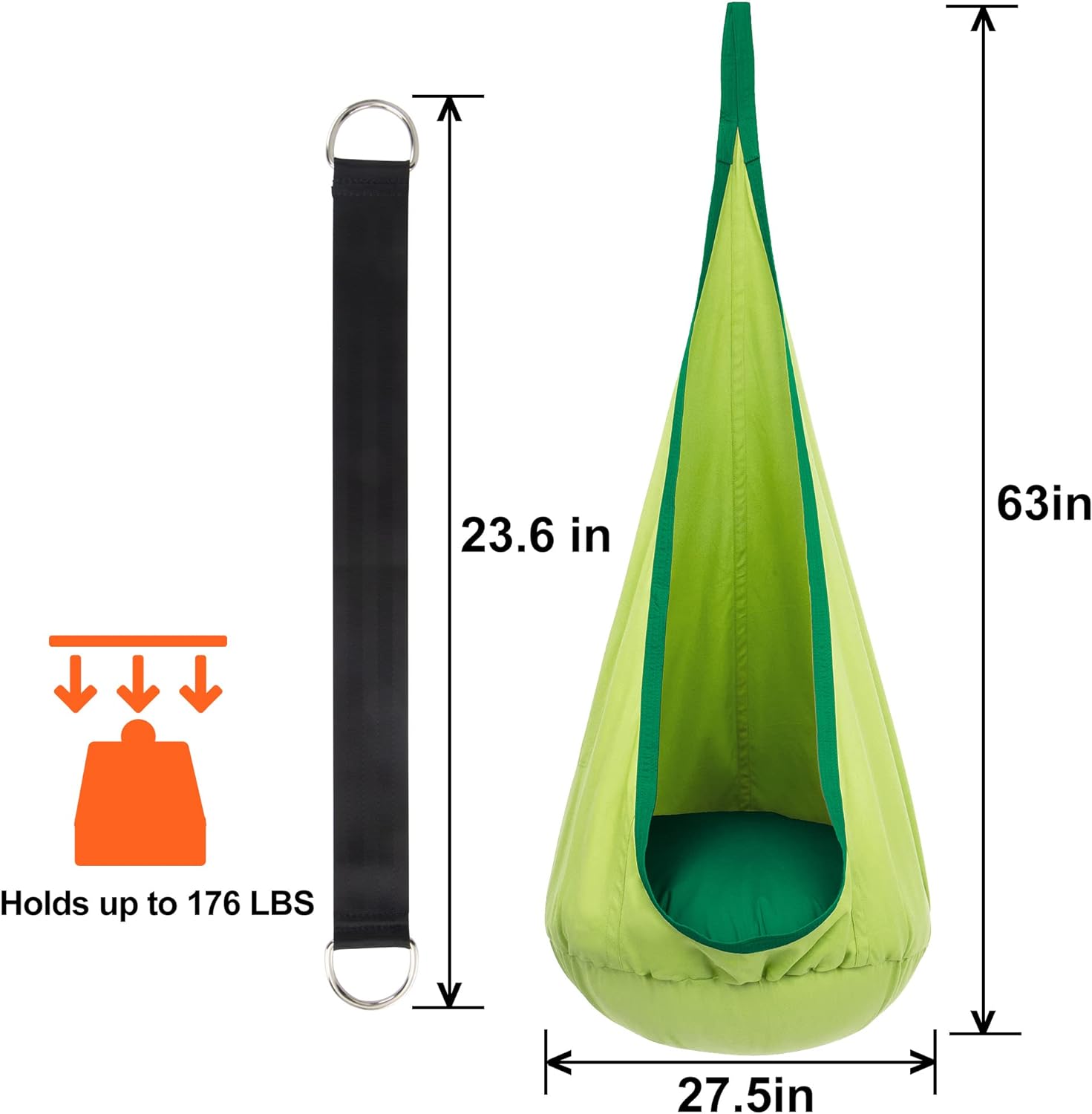 HangingJoy Kinderhangmat - Creëer Een Speelparadijs van Rust