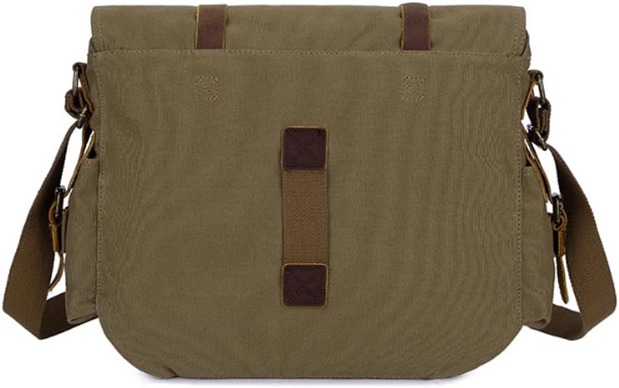 RetroCarry Bag – Vintage Canvas Schoudertas voor Laptops