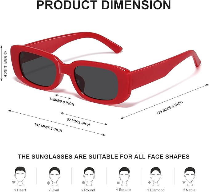 Aria Vision - Retro Y2K Zonnebril voor Stijlbewuste