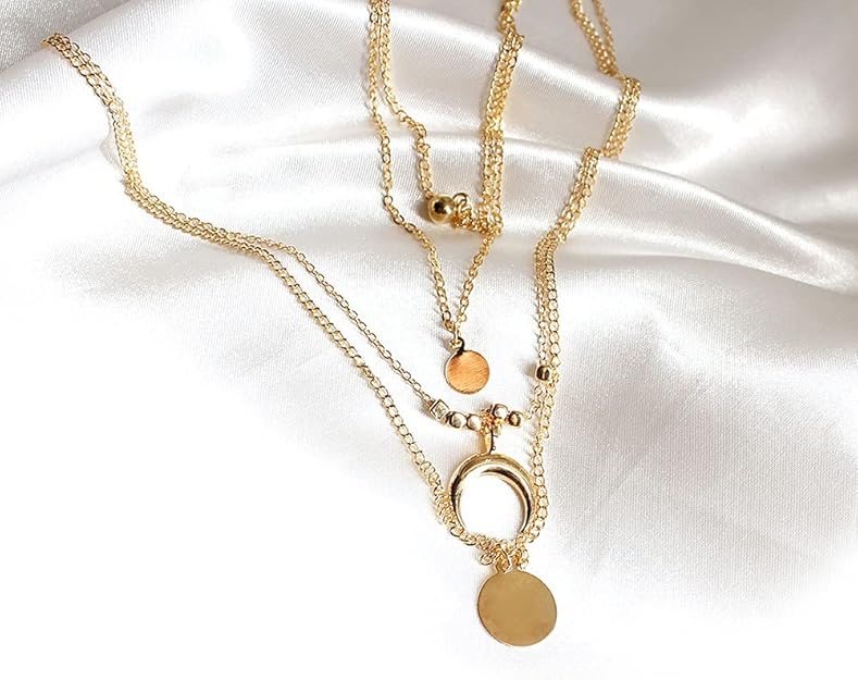 Selania - Elegante Halve Maan Ketting