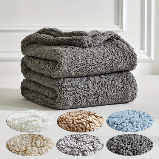 CozyWrap – Luxe Sherpa Fleece Deken voor Winterdagen