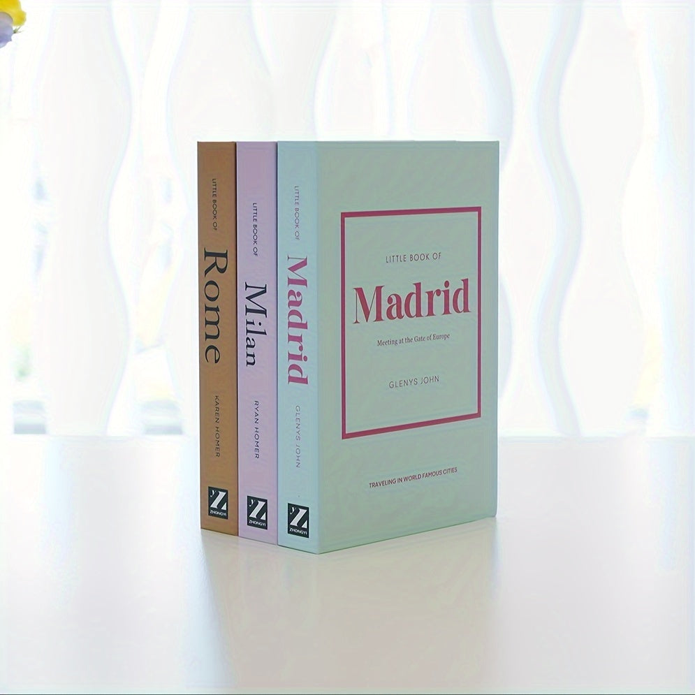 ChicBooks - Elegante Boekensteunen Set in Crème