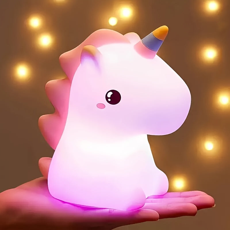 UnicornGlow Night Light - Kleurrijk LED Lampje met Bescherming