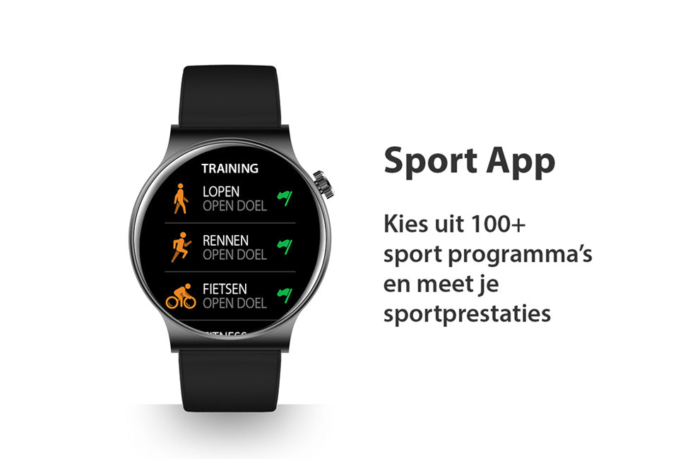 SmartFit Watch - Stijlvolle Smartwatch voor Gezondheid en Gebruik