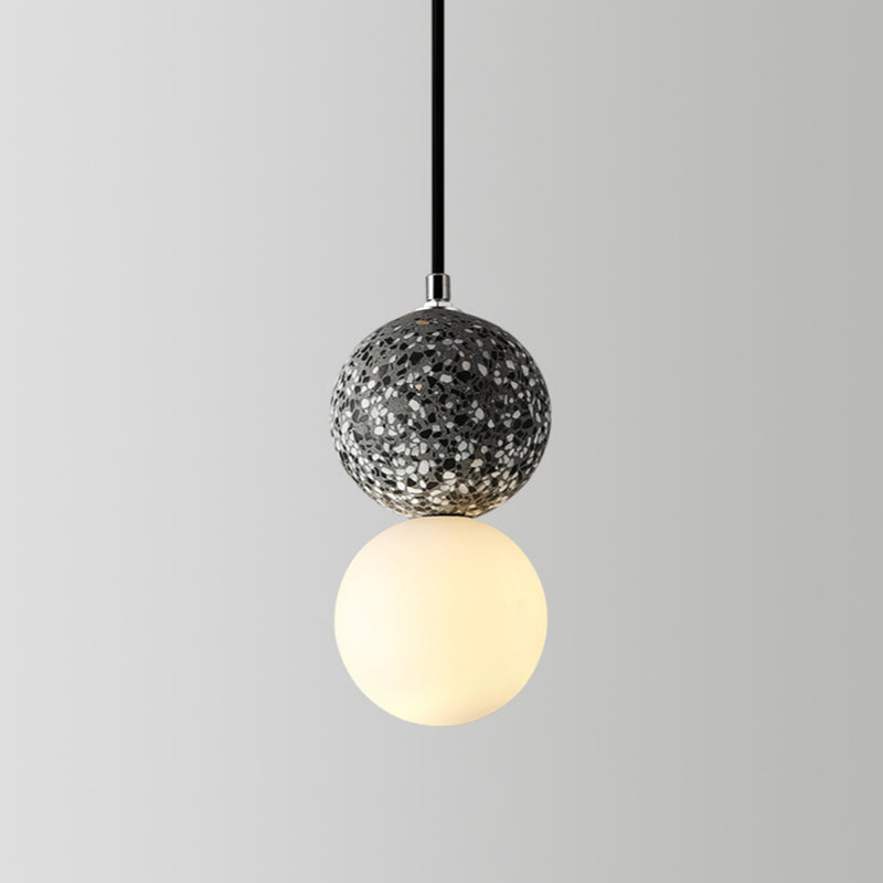 Aurora Glow - Luxe LED Hanglamp in Zwart/Wit
