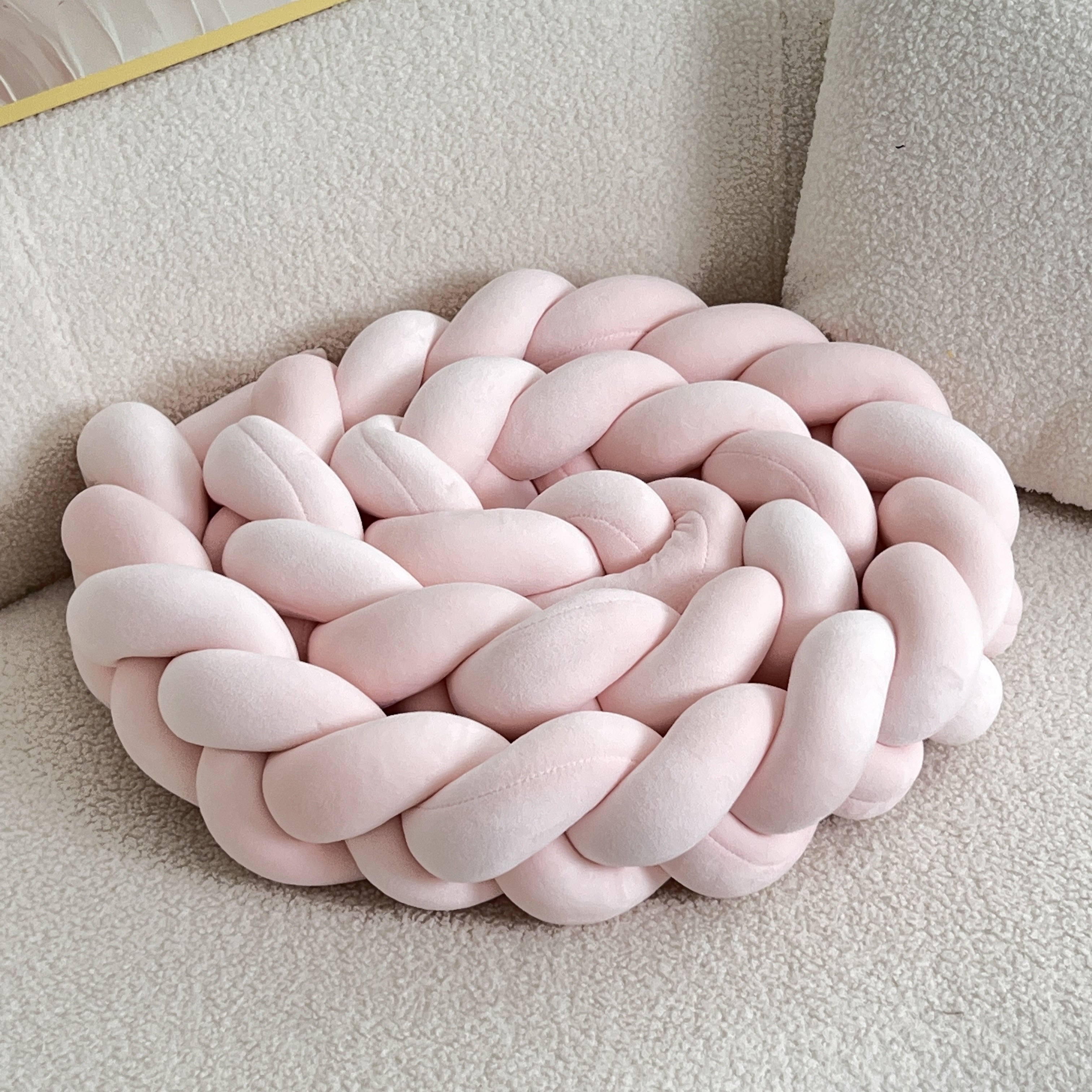 WaveCushion - Modern Wasbaar Vloerkussen met Geometrie