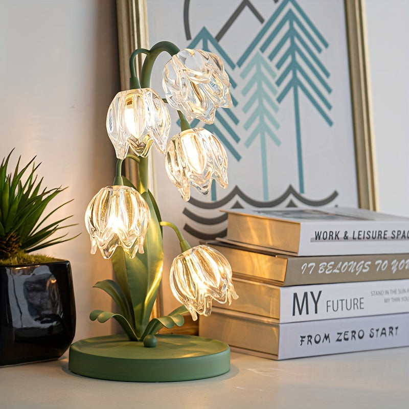 BellBloom - Stijlvolle LED Tafellamp in Bloemenvorm