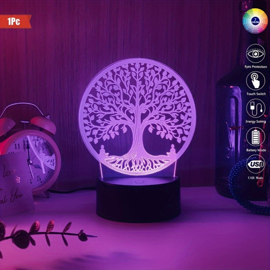 GlowTree Lamp - 3D Acryl Nachtlamp USB