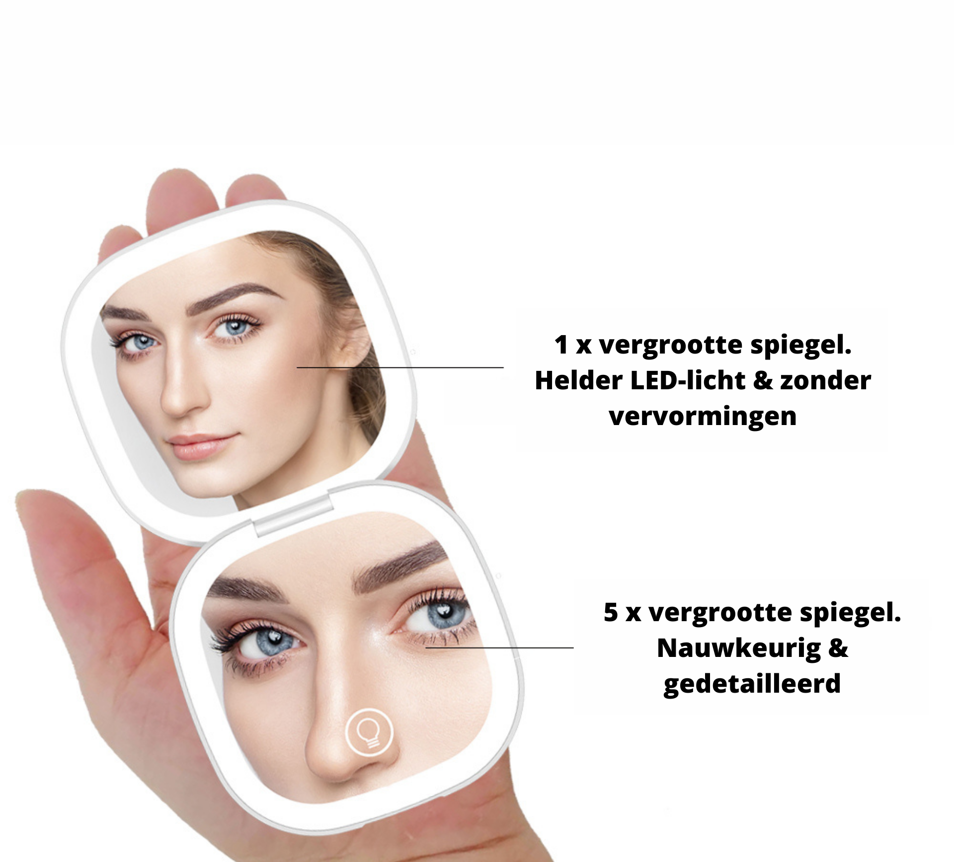 GlowMirror - Verlichte Spiegel voor een Stralende Look