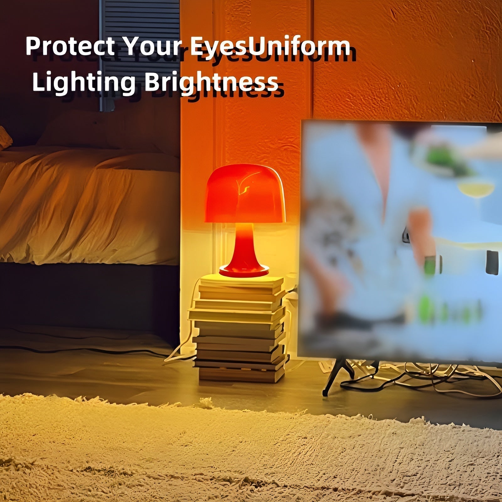 Stijlvolle Vintage Mushroom Lamp met Dimbare LED & USB Voeding