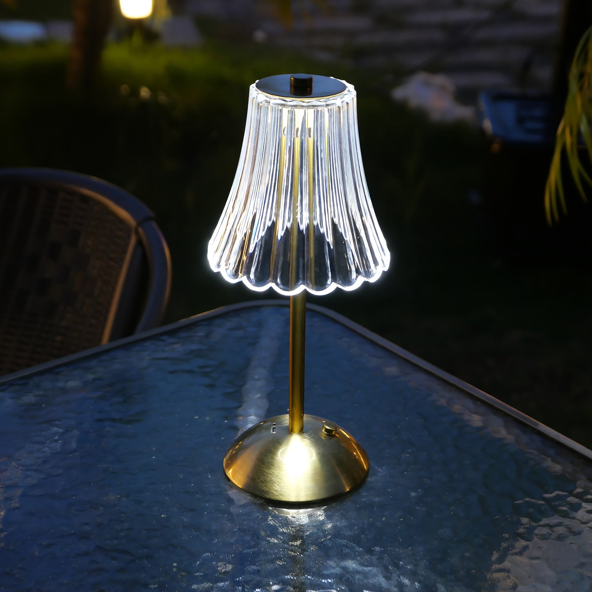 Crystaluxe Lamp - LED Kristallen Tafellamp met Touchfunctie