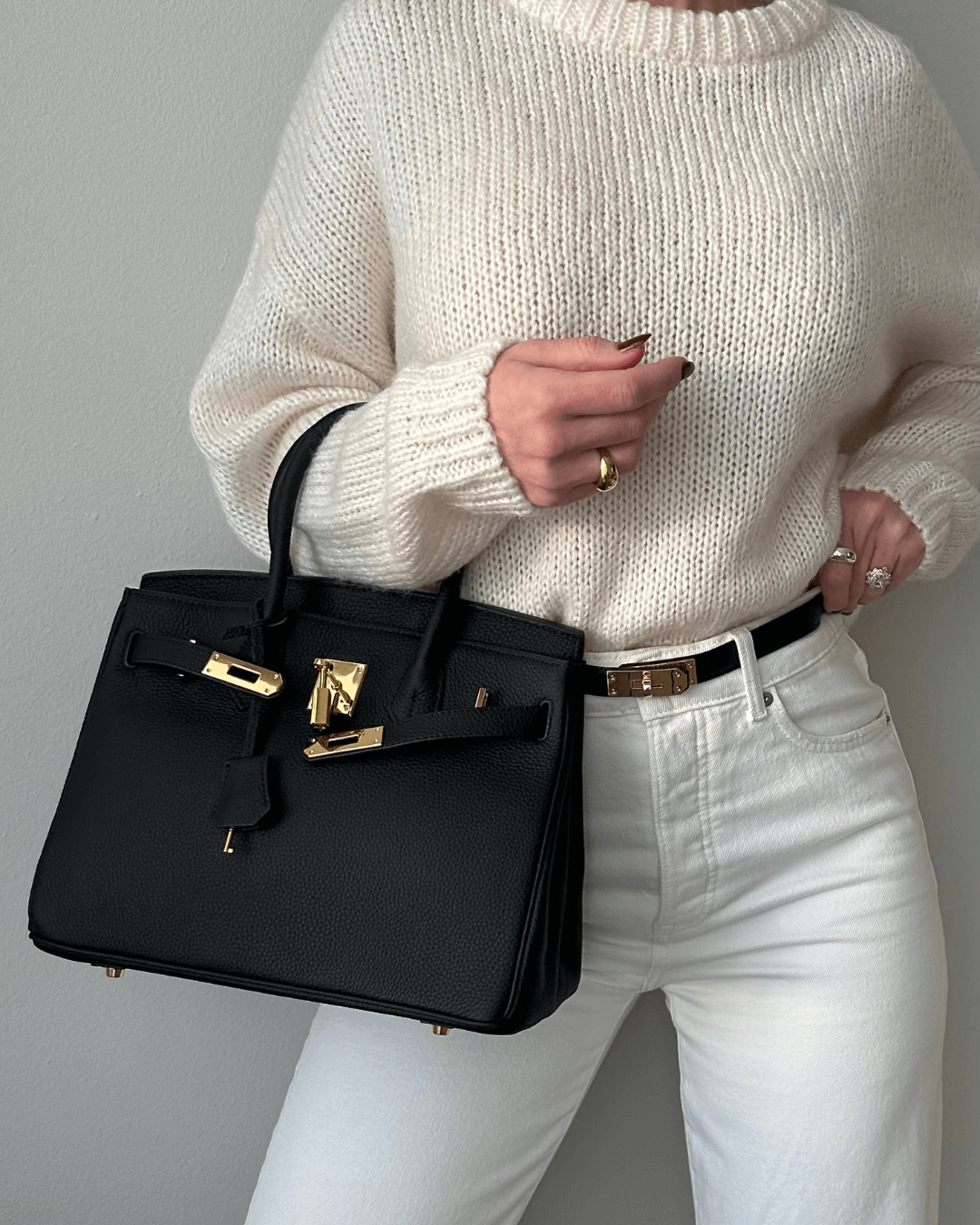 ClassicLeather Bag - Elegante Leren Handtas met Ruimte