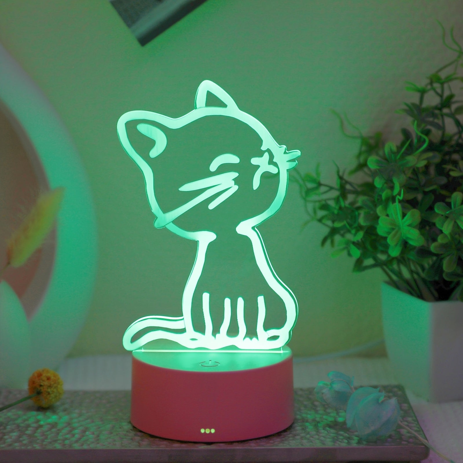 GlowPaw - 3D Touch-Nachtlamp voor Katten