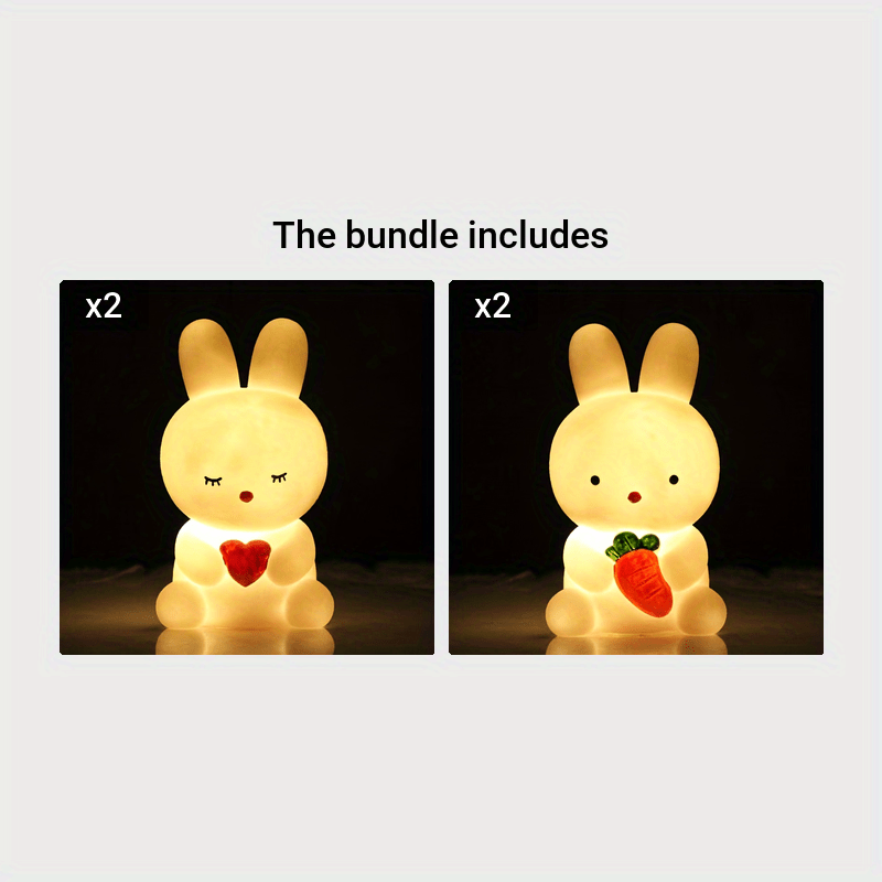 BunnyGlow – Schattige LED Nachtlamp voor Sfeer