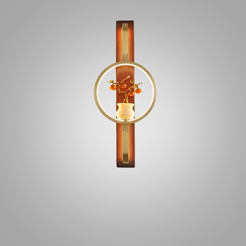 BrassGlow Wall Lamp - Elegante Messing Wandverlichting