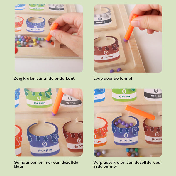 ColorMaze - Creatief Magnetisch Kleuren- en Cijferdoolhof