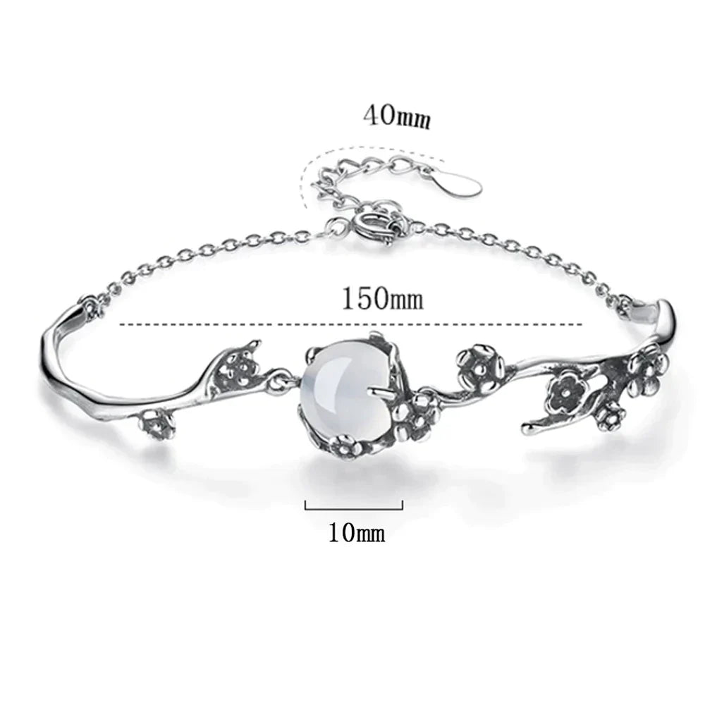 MoonGleam Bracelet - Elegante Zilveren Armband voor Elke Gelegenheid