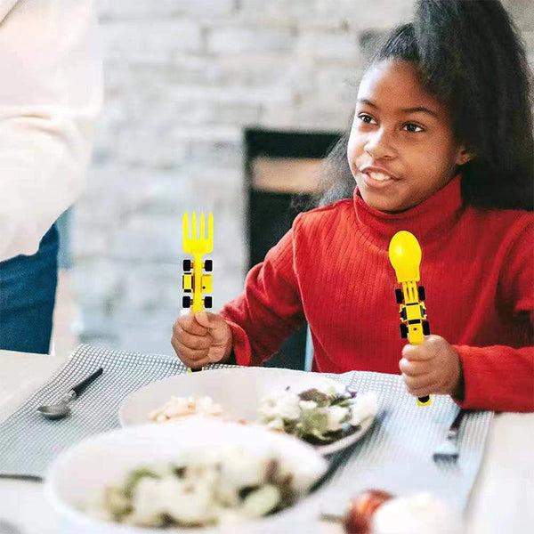 ConstructoFork - Stoere Kinderbestek Set voor Bouwen