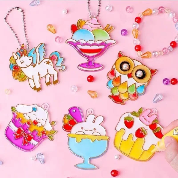 SparkleArt - Creatieve DIY Schilder Sleutelhanger