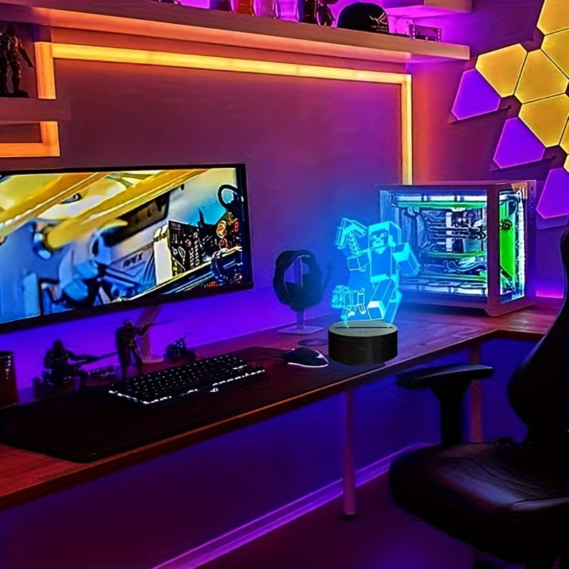 IlluGlow - 3D Nachtlamp met Kleuren en USB