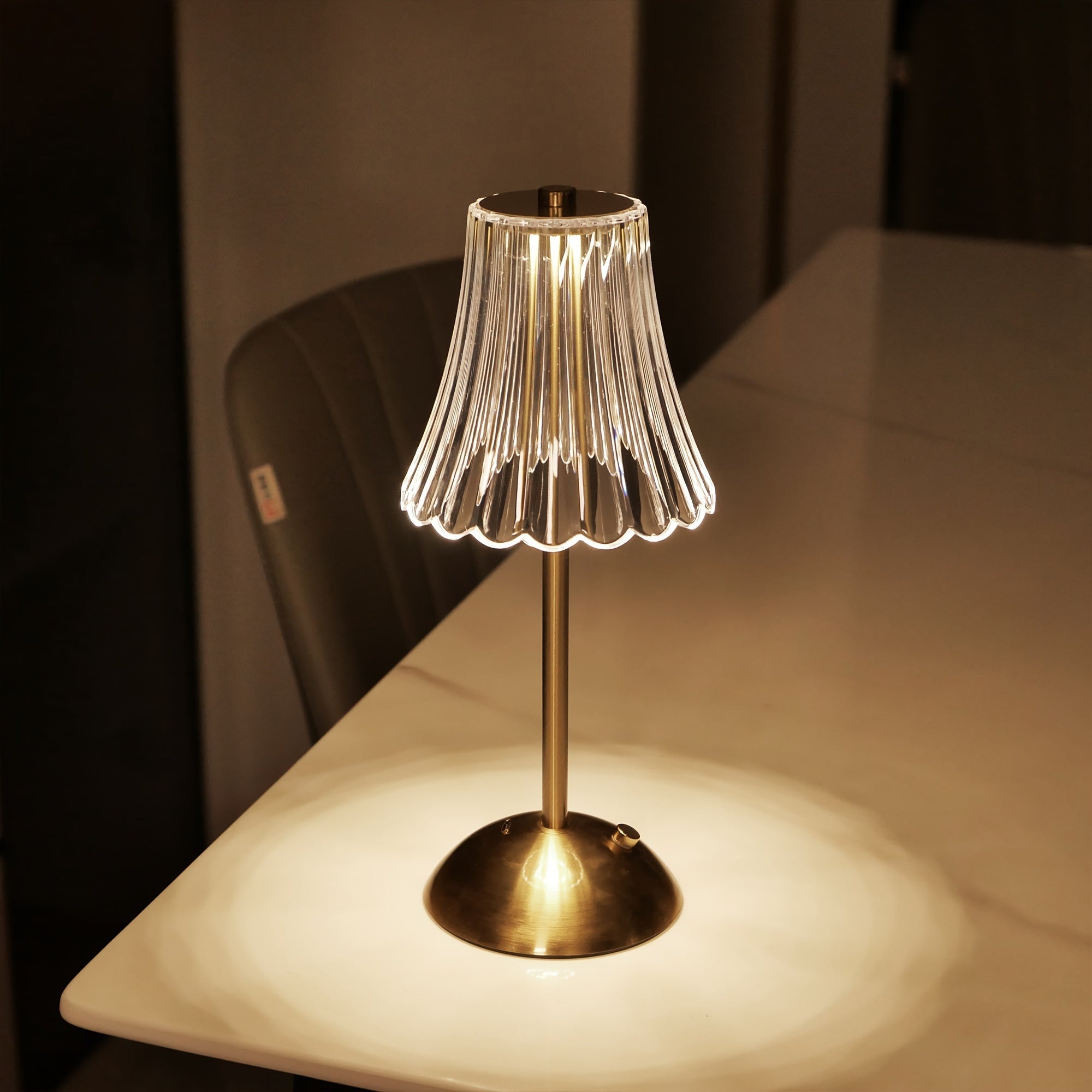 Crystaluxe Lamp - LED Kristallen Tafellamp met Touchfunctie
