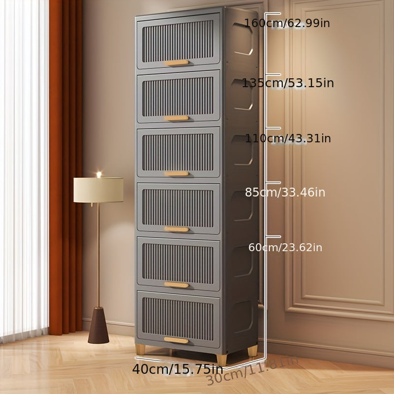 SleekStorage - Waterdichte Flip-Top Opbergkast voor Thuis