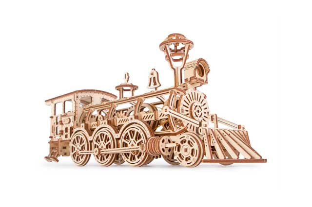 TrainCraft 3D Puzzel - Historische Locomotief met Waggon