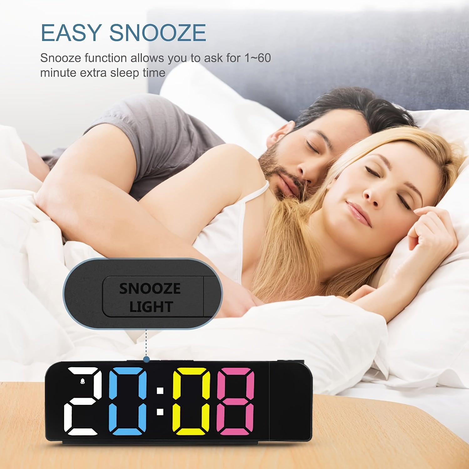 TimeView – Moderne Digitale Wekker met Projectie