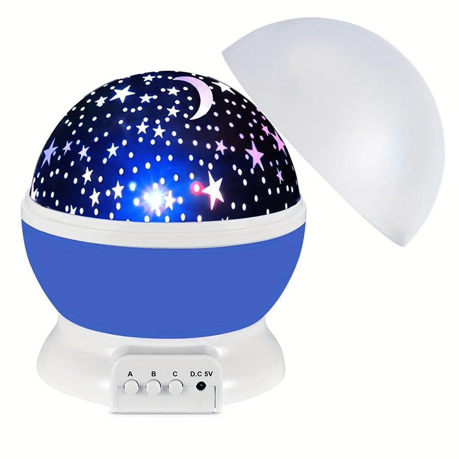 StarryDream Projector – Kleurrijke Sterrenlamp met 360° Rotatie