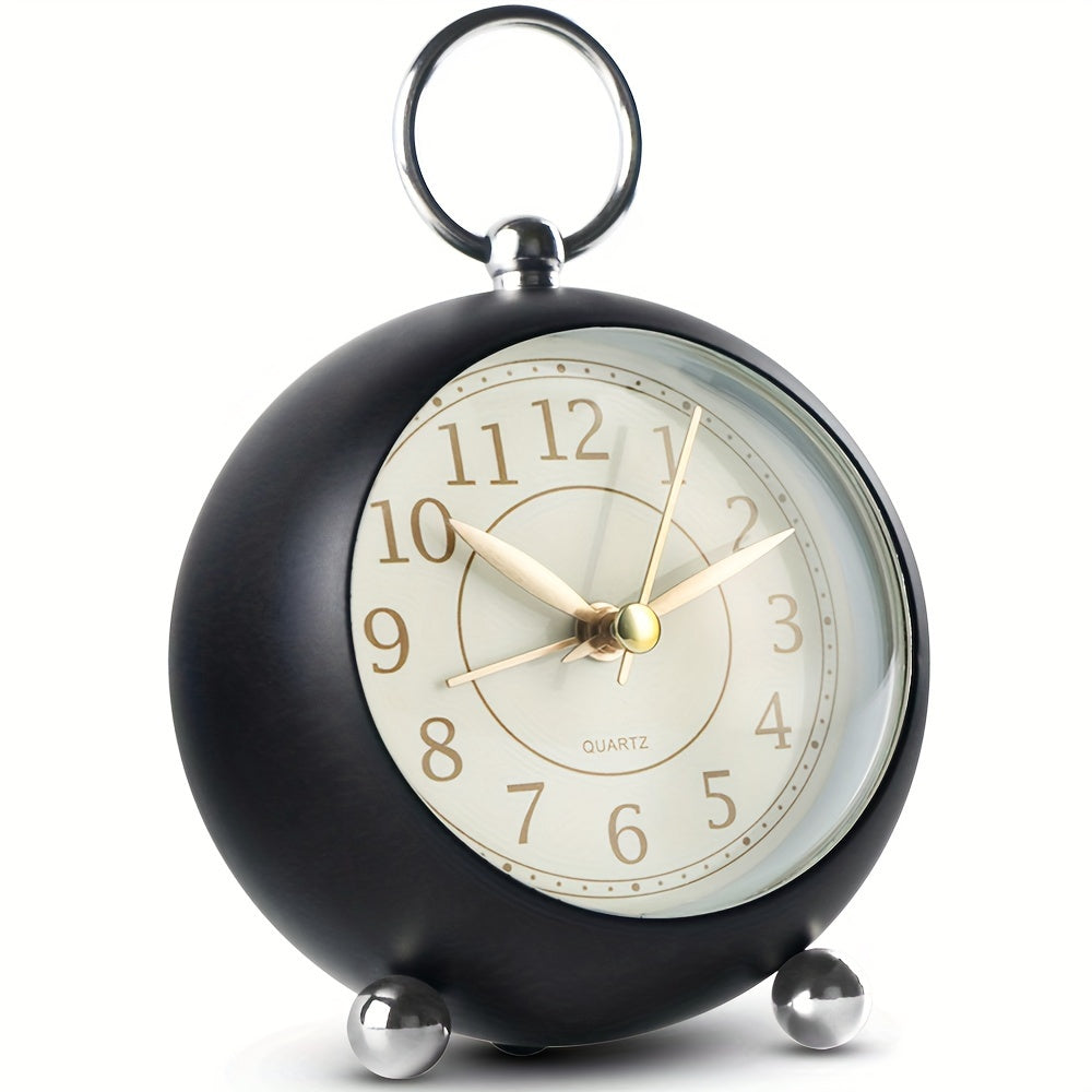 RetroTime Clock - Stijlvolle Geluidloze Wekker met Nachtverlichting