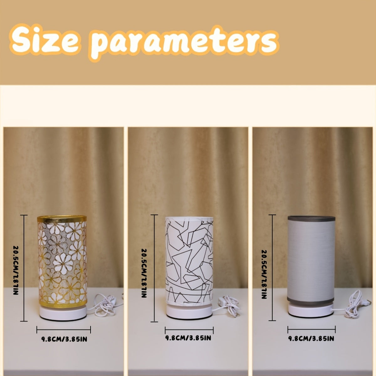 ModernLicht – Verlichte USB Tafellamp in Cilinder