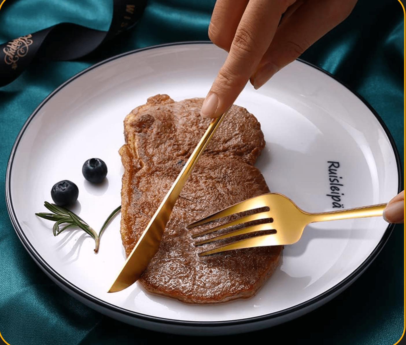 GoudenGlans - Luxe Bestekset van 20 Stuks voor Elegant Dineren