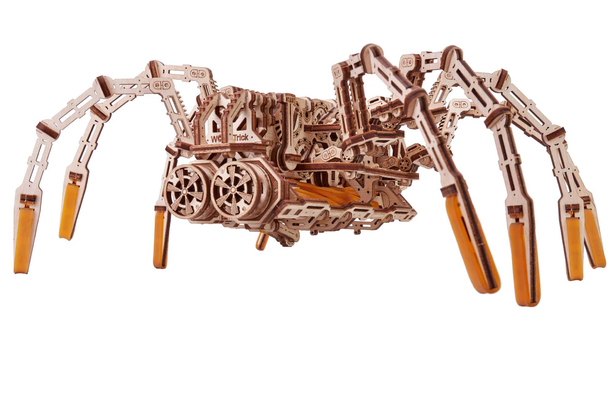 WoodCraft Spider Puzzle - 3D Mechanisch Model