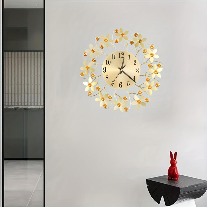 EleganceClock - Design Muurklok 14 Inch Zwart