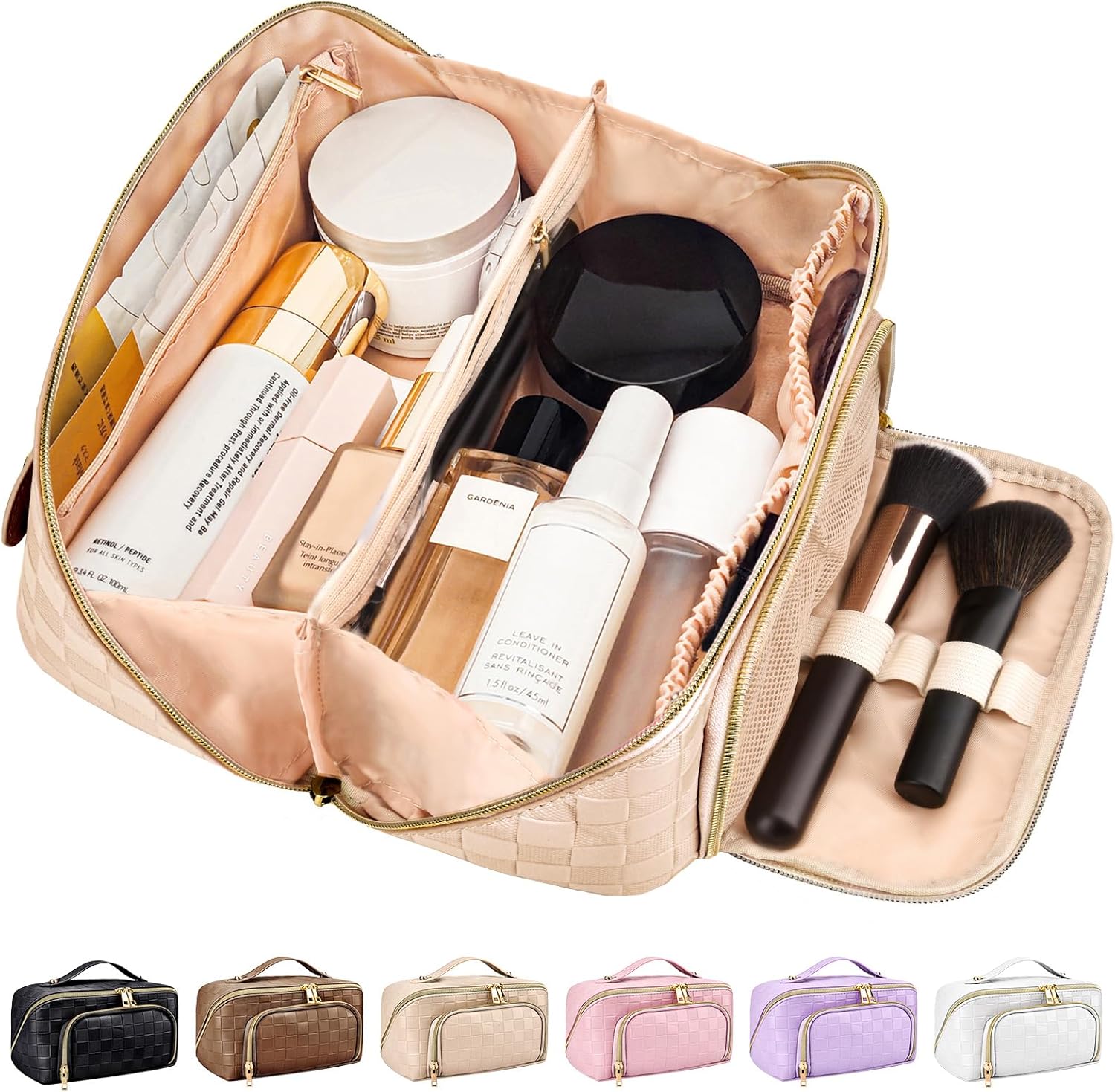 GlamBag - Waterdichte Make-up Reistas met Grote Capaciteit