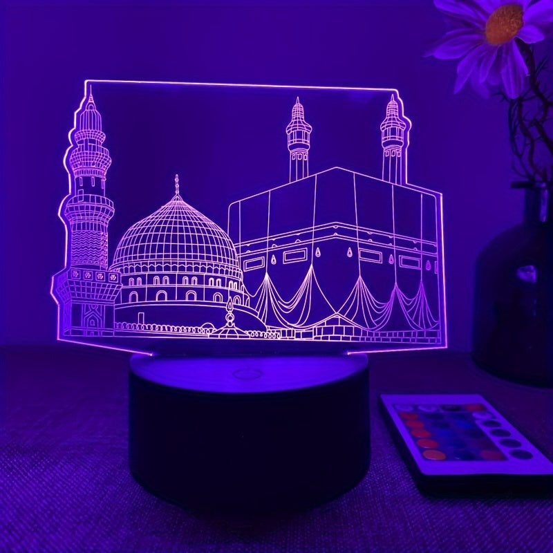 GlowSphere Lamp – 3D Nachtlamp met Afstandsbediening