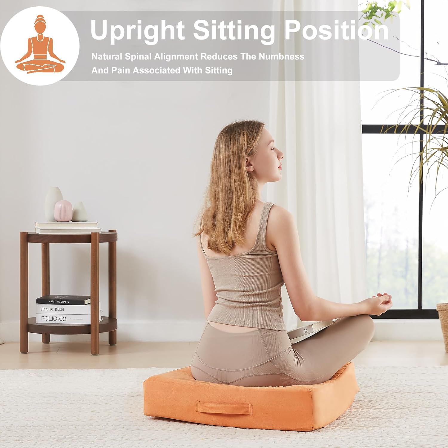 ZenCushion - Luxe Meditatiekussen met Comfortabele Hoes