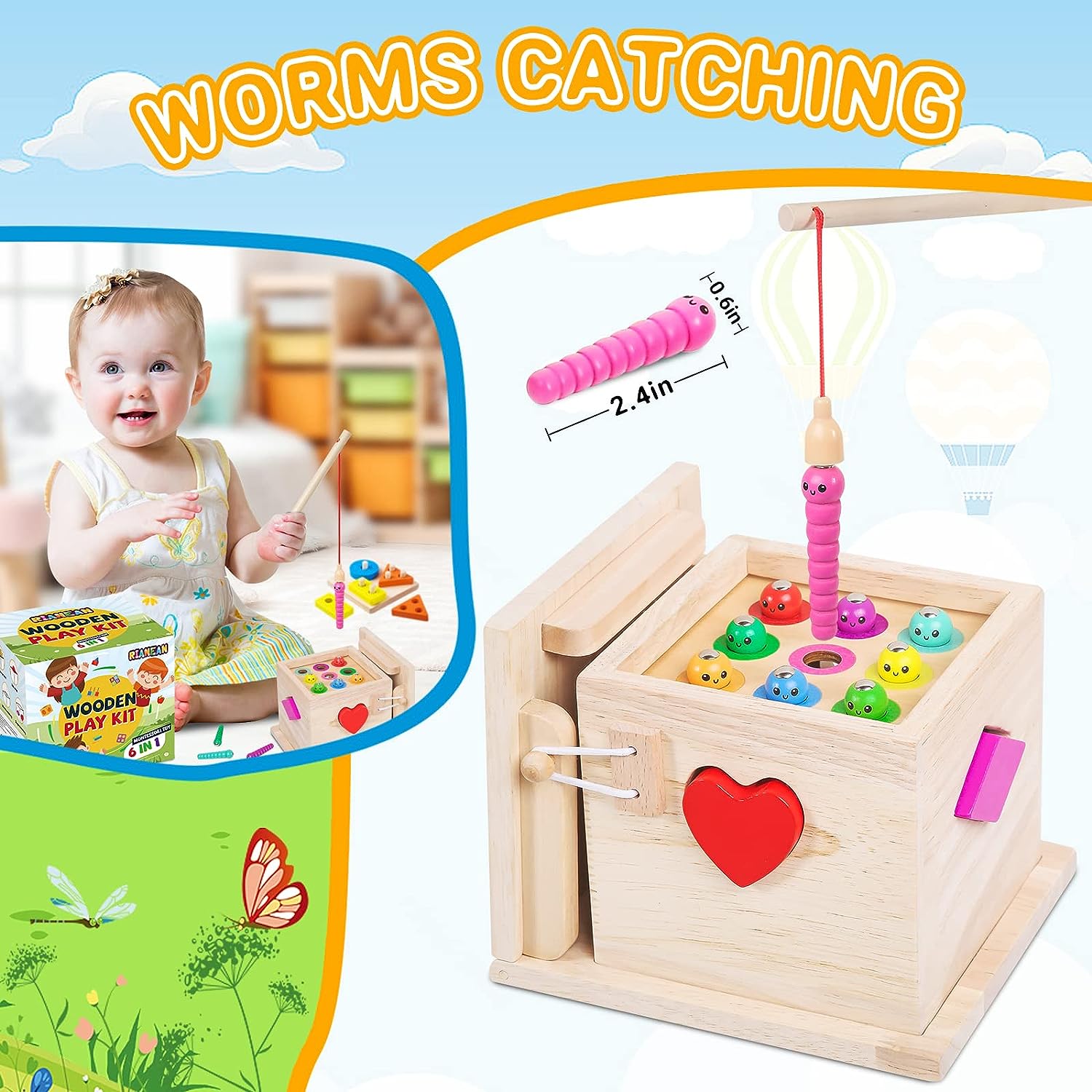 Educatieve Babyspeelgoed Set - Educatieve Speelset voor Groeiende Baby's