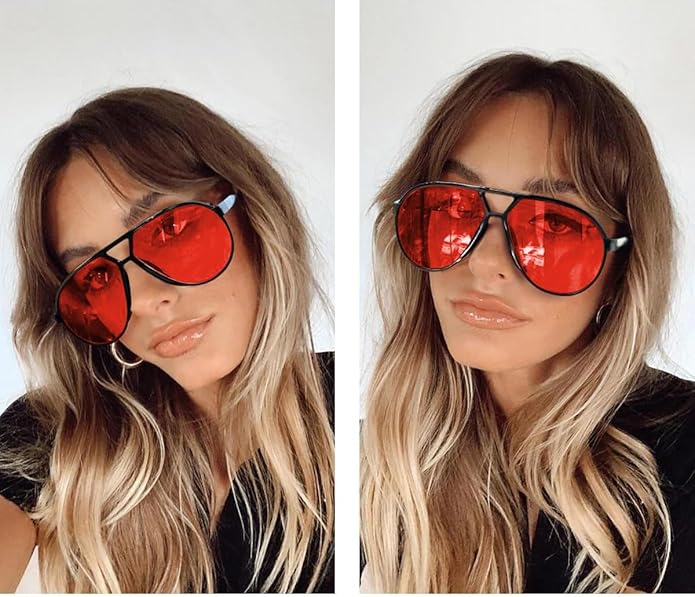 AviatorLux - Retro Oversized Zonnebril voor Stijl