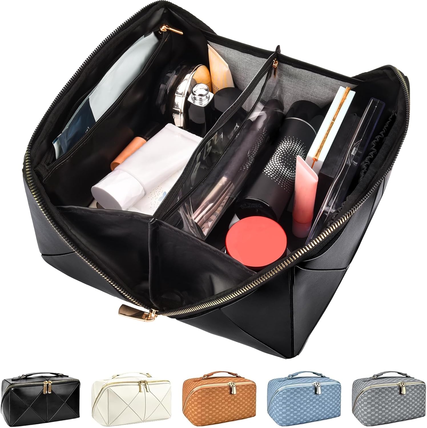 GlamBag - Waterdichte Make-up Reistas met Grote Capaciteit