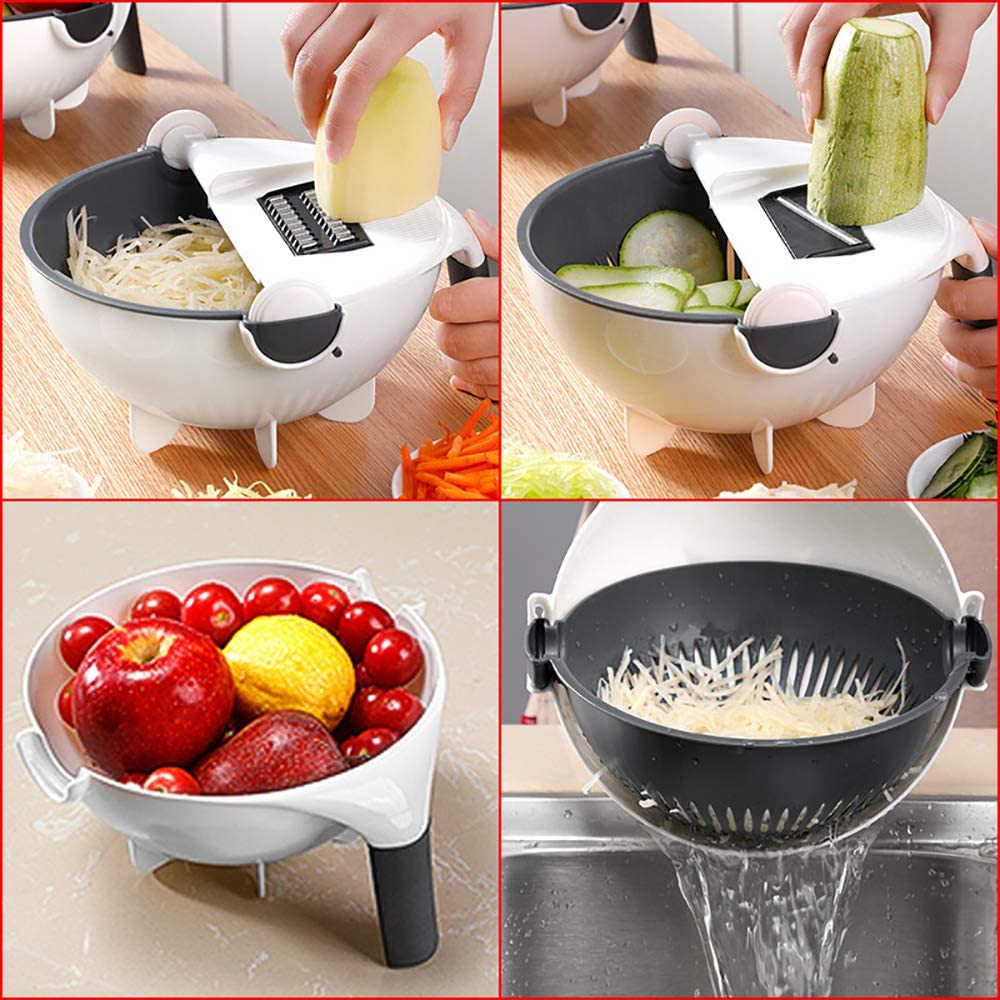 MagicChef - Multifunctionele 9-in-1 Groentesnijder en Hakker