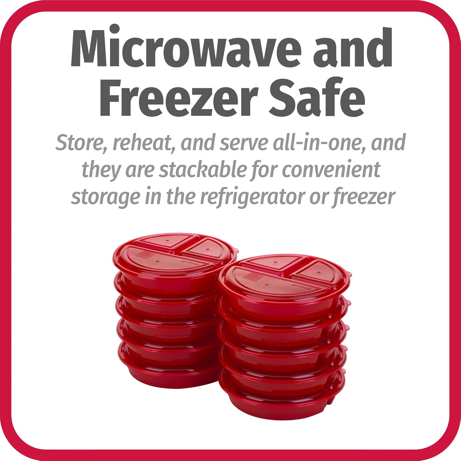 FreshPrep - Duurzame BPA-vrije Maaltijd Bakjes Set