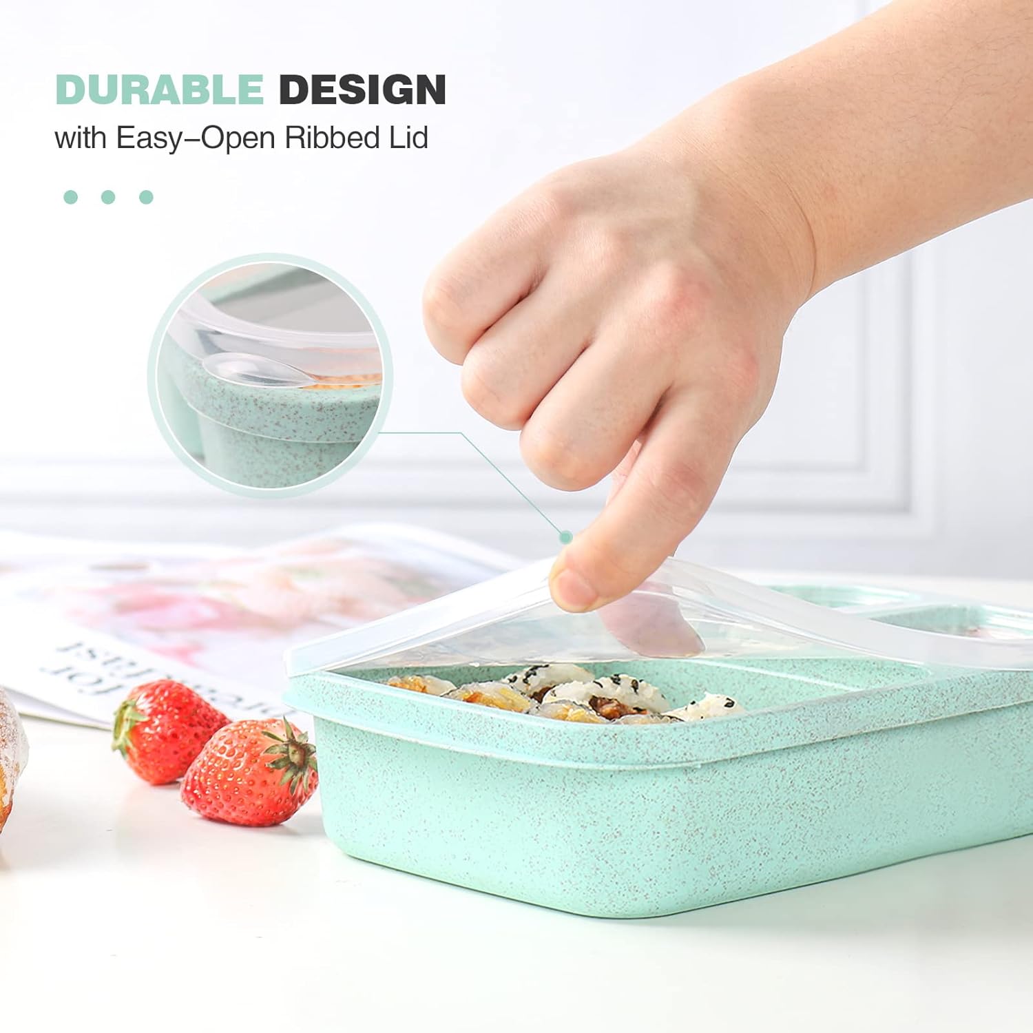 BentoBox – Set van 4 Snacks Dozen met Compartimenten