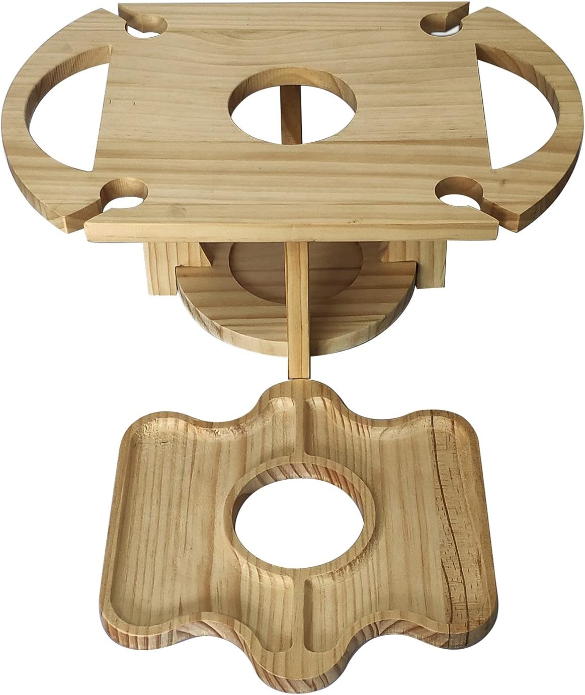 DualServe Rack – Stijlvol Tafelrek voor Fruit & Wijn