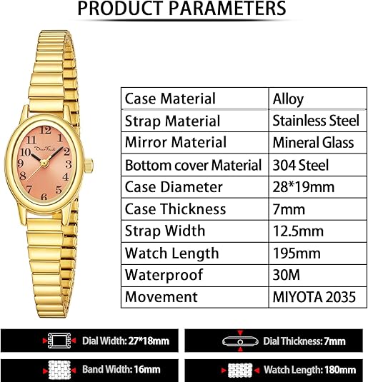 Romy Watch – Elegante Dameshorloge in Mini Formaat