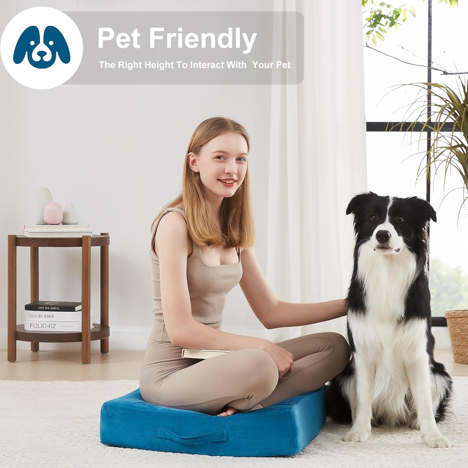 ZenCushion - Luxe Meditatiekussen met Comfortabele Hoes