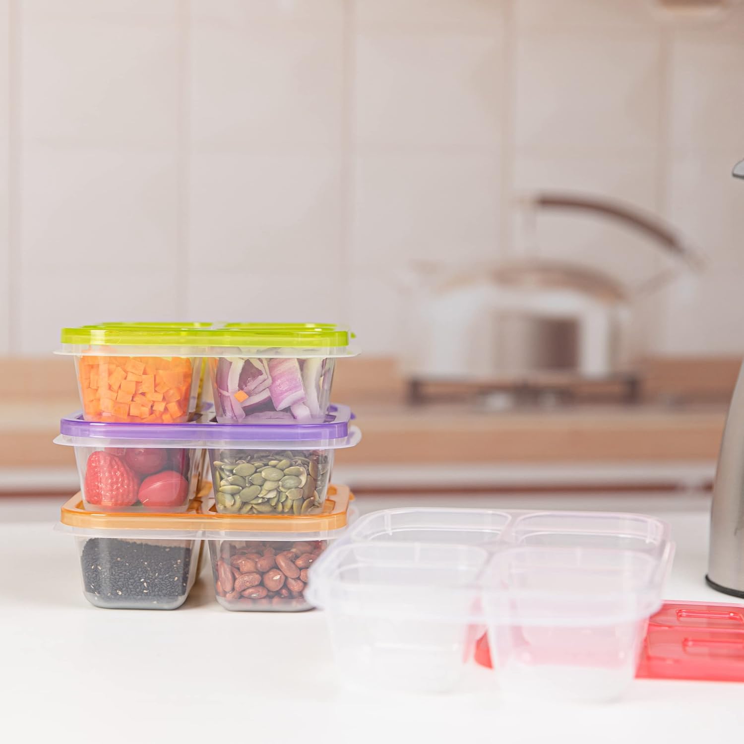 EcoMeal - Herbruikbare Bento Box Set 6 Stuks